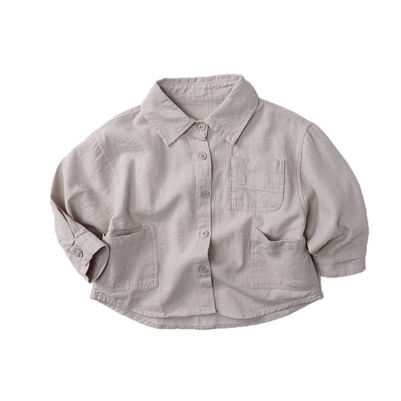 長袖シャツ・ブラウス Versatile Casual Cotton Shirt 長袖シャツ【mh0012029】