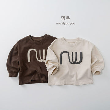 長袖Tシャツ 幾何学プリント長袖Tシャツ【mh0010861】