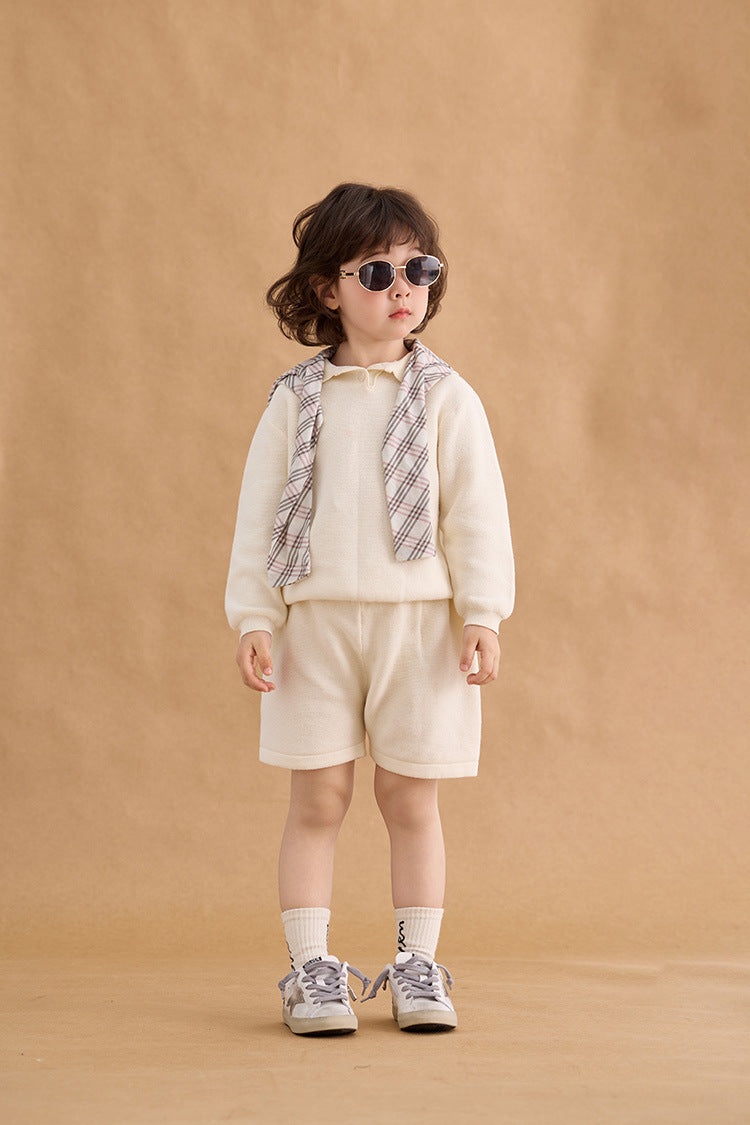 Old Money Style Knit Polo Shirt ポロ ニット プルオーバー【mh0012371】 HEY BOOBII