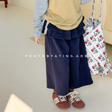 Peplum Frill Sweatpants ペプラム フリル スウェットパンツ【mh0012468】 ADbaby ロングパンツ・スウェットパンツ