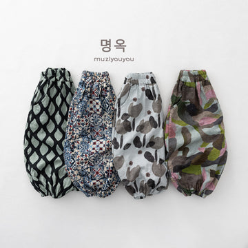 Printed Breathable Bloomers コクーン ルーズパンツ【mh0013138】 명옥 muziyouyou ロングパンツ・スウェットパンツ