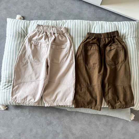 ロングパンツ・スウェットパンツ ポケットアクセントロングルーズパンツ【mh0010497】