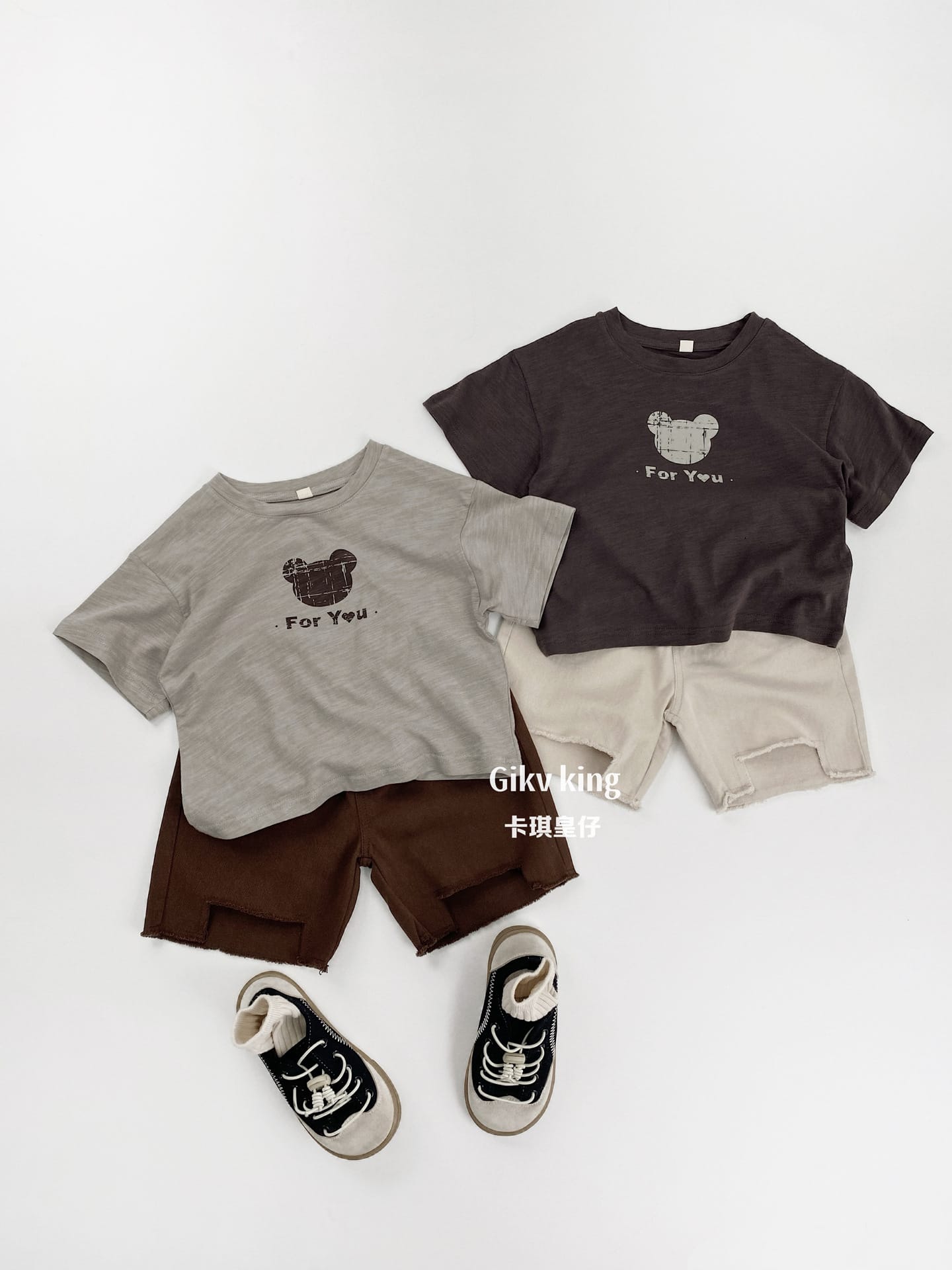 Raw Edge Cotton Loose Shorts カットオフ コットン ハーフパンツ【mh0012835】 Gikv king ハーフパンツ・ショートパンツ