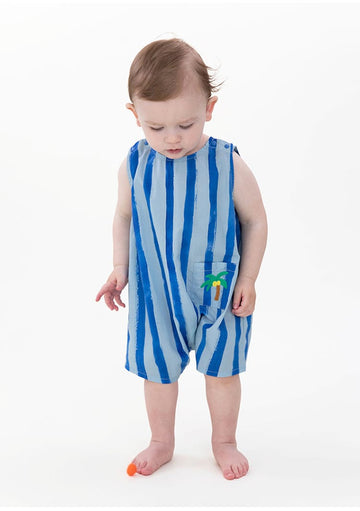 Resort Sleeveless Jumpsuit ノースリーブジャンプスーツ【mh0013090】 RICE & SKY ノースリーブジャンプスーツ