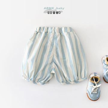 Retro Nautical Shorts ストライプ ショートパンツ【mh0012865】 ABNN ハーフパンツ・ショートパンツ