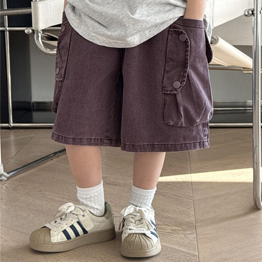 ハーフパンツ・ショートパンツ デニムカーゴハーフパンツ【mh0009939】