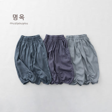 Solid Casual Pocket Pants ルーズ ロングパンツ【mh0013614】 명옥 muziyouyou ロングパンツ・スウェットパンツ
