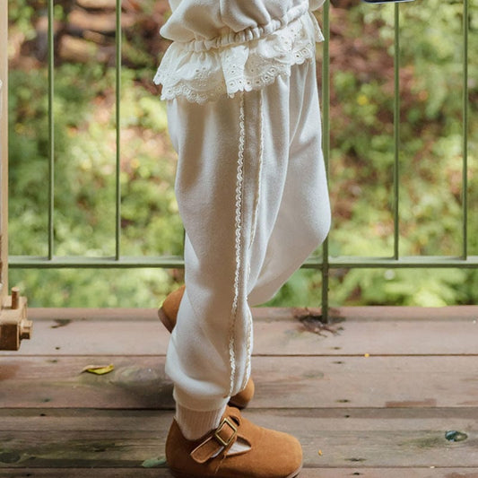 ロングパンツ・スウェットパンツ キッズパンツ サイドレースラインロングスウェットパンツ【mh0009078】