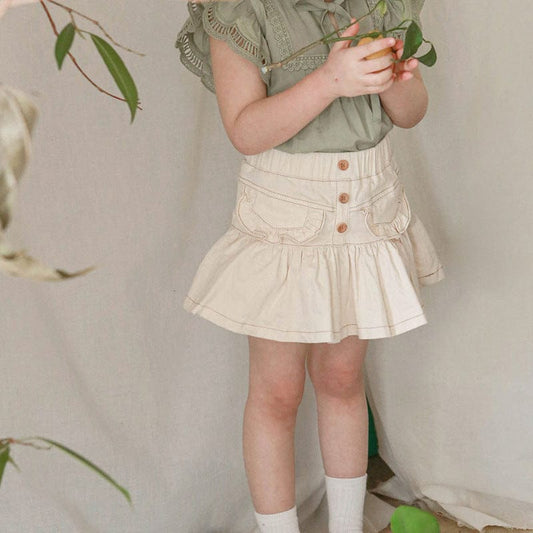 スカート フリルデニムミニスカート【mh0009645】