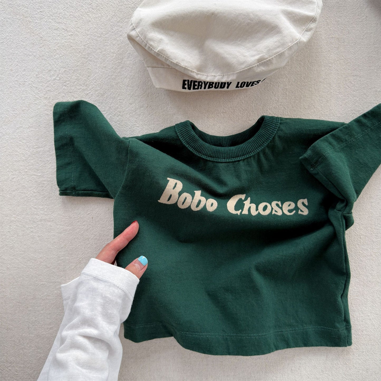 英字ロゴ ラウンドネック 半袖Tシャツ アメカジヴィンテージ【mh0013708】 Green / 80cm ADbaby 半袖Tシャツ