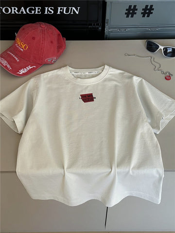 Textured Graphic T-shirt 英字ロゴ 半袖Tシャツ【mh0012940】 snidols 半袖Tシャツ