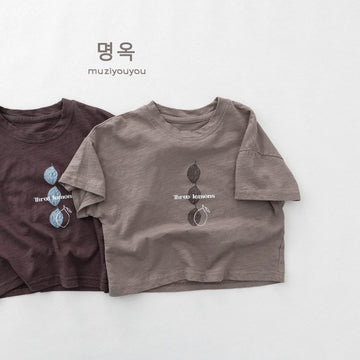 Three Lemons Graphic Tee レモン 半袖Tシャツ【mh0013618】 명옥 muziyouyou 半袖Tシャツ