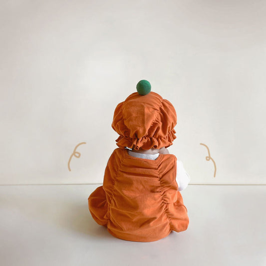 ロンパースセットアップ ハロウィンコスチューム パンプキンノースリーブロンパース/レギンスパンツ【mh0010545】