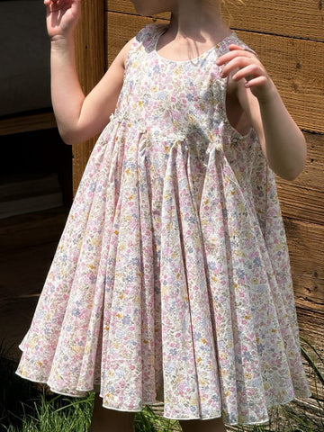 Vintage Floral Sleeveless Dress フローラル ノースリーブワンピース【mh0013241】 Chengle ノースリーブワンピース