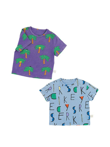 Vintage Printed Tee レトロ 半袖Tシャツ【mh0013086】 RICE & SKY 半袖Tシャツ