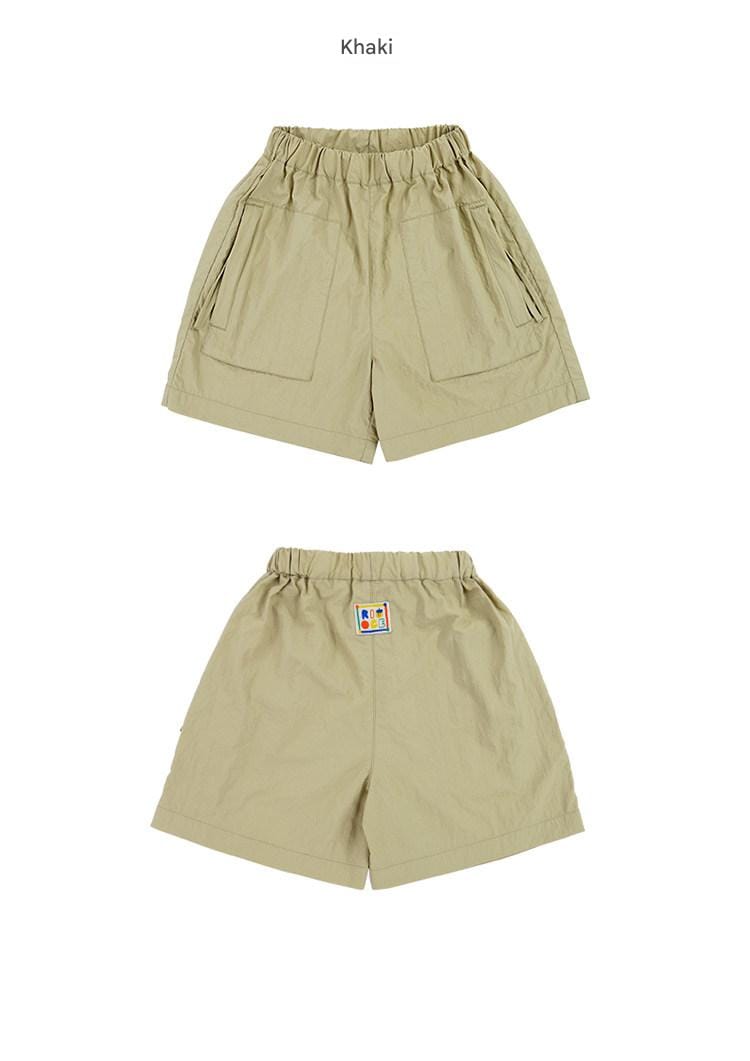 Waterproof Wrinkled Casual Shorts ナイロン ハーフパンツ【mh0013096】 RICE & SKY