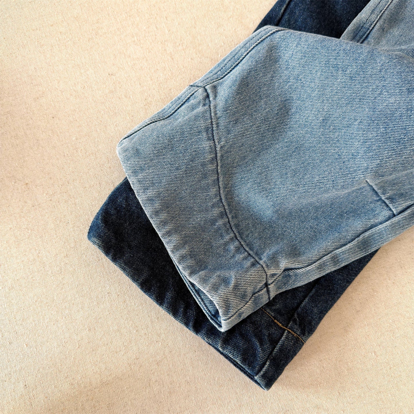 Wide Cuff Denim Wide Pants ビッグカフ デニム バギーパンツ【mh0012472】 ADbaby デニムパンツ
