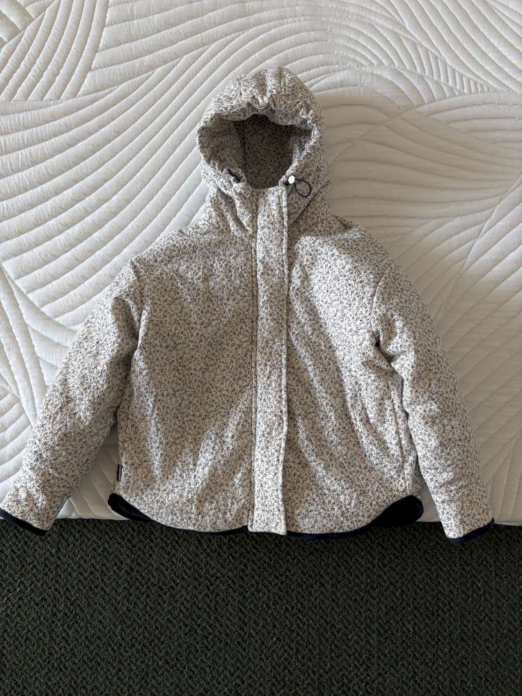 ショートコート・ジャケット・ジャンパー Flower / 110cm yummy&rocky | Thinsulate Plaid Floral Quilted Jaket フラワーチェック 中綿 ブルゾン【mh0020046】