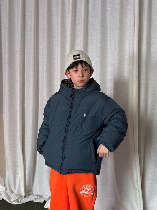 ショートコート・ジャケット・ジャンパー yummy&rocky | Fluffy Hooded Mula Duck Down Jacket フーデッド ダックダウン ジャケット【mh0020043】