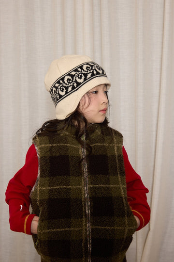 ベスト yummy&rocky | Imitation Lamb Wool Warm Vest ボアスタンドカラーベスト【mh0020099】