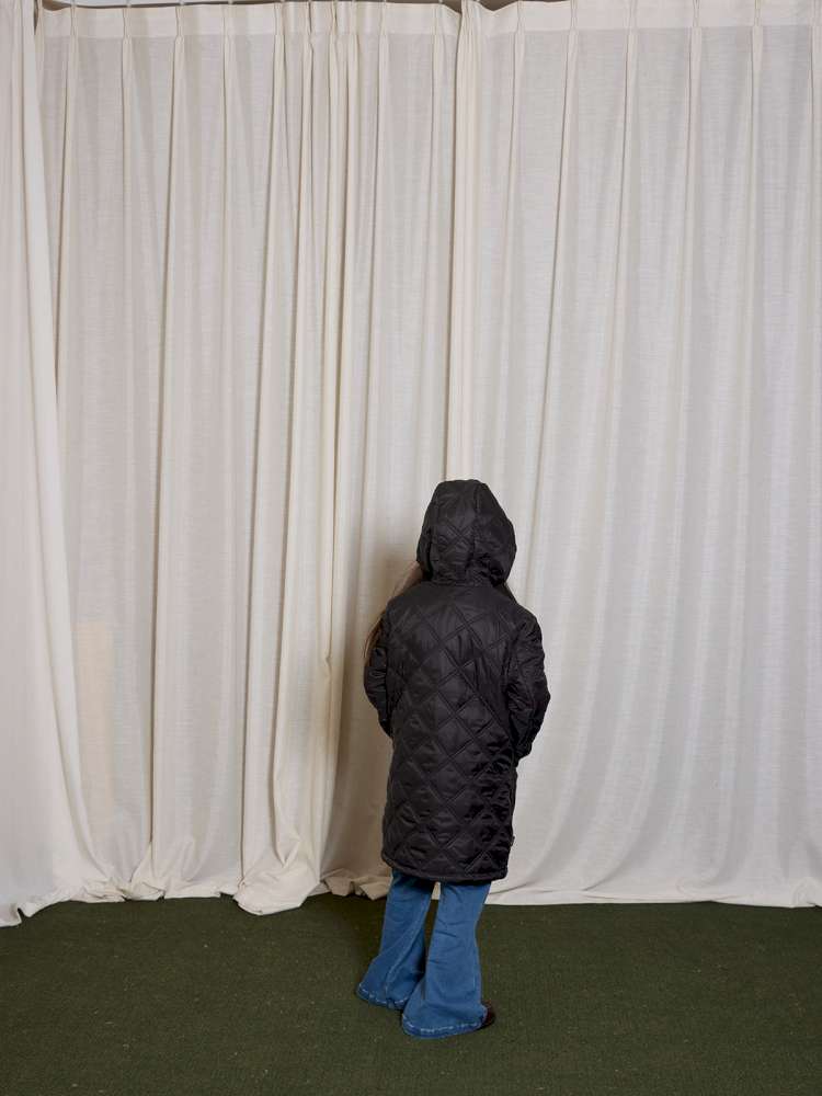 ロングコート yummy&rocky | Thinsulate Badge Hooded Mid Jacket 3Mシンサレート 中綿 フードコート【mh0020052】