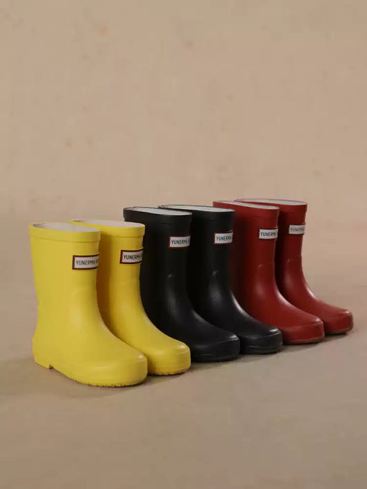 ベビー用靴 colorful mid-tube rain boots【mh0009460】