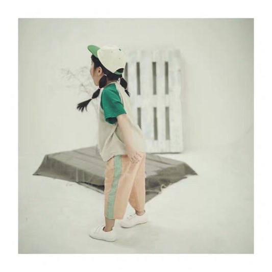 -キッズ ラグラン 半袖 Tシャツ - mamahalo shop - 半袖Tシャツ - べビー服 - 子供服 - 男の子 - 女の子