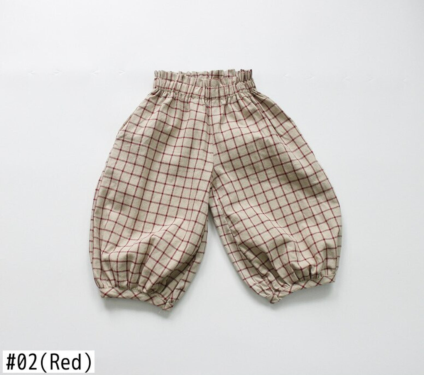 -キッズ チェック パンツ - mamahalo shop - ハーフパンツ・ショートパンツ - べビー服 - 子供服 - 男の子 - 女の子