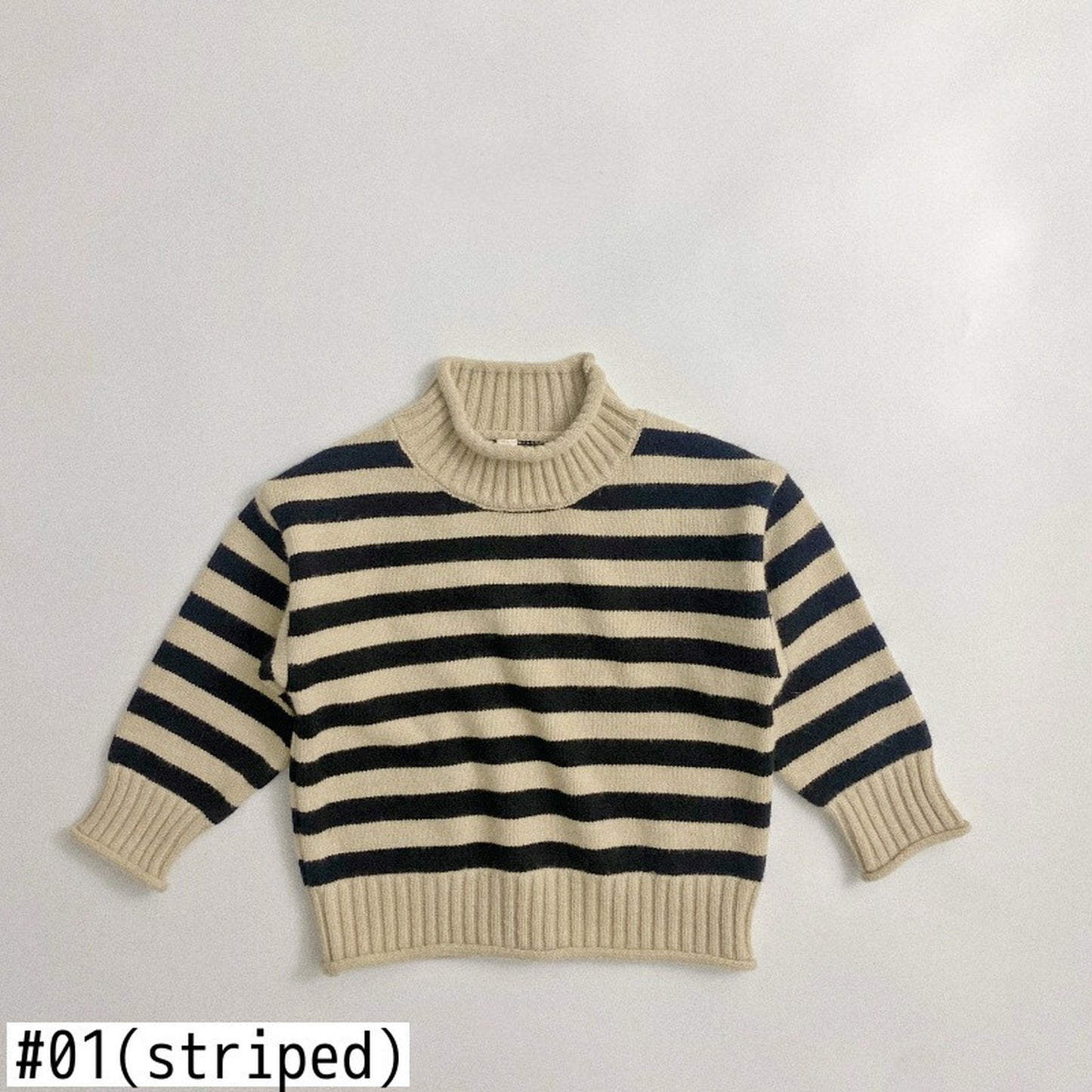 -キッズ ボーダー ニット トップス セーター【mh0000298】 - mamahalo shop - ニット・セーター - べビー服 - 子供服 - 男の子 - 女の子