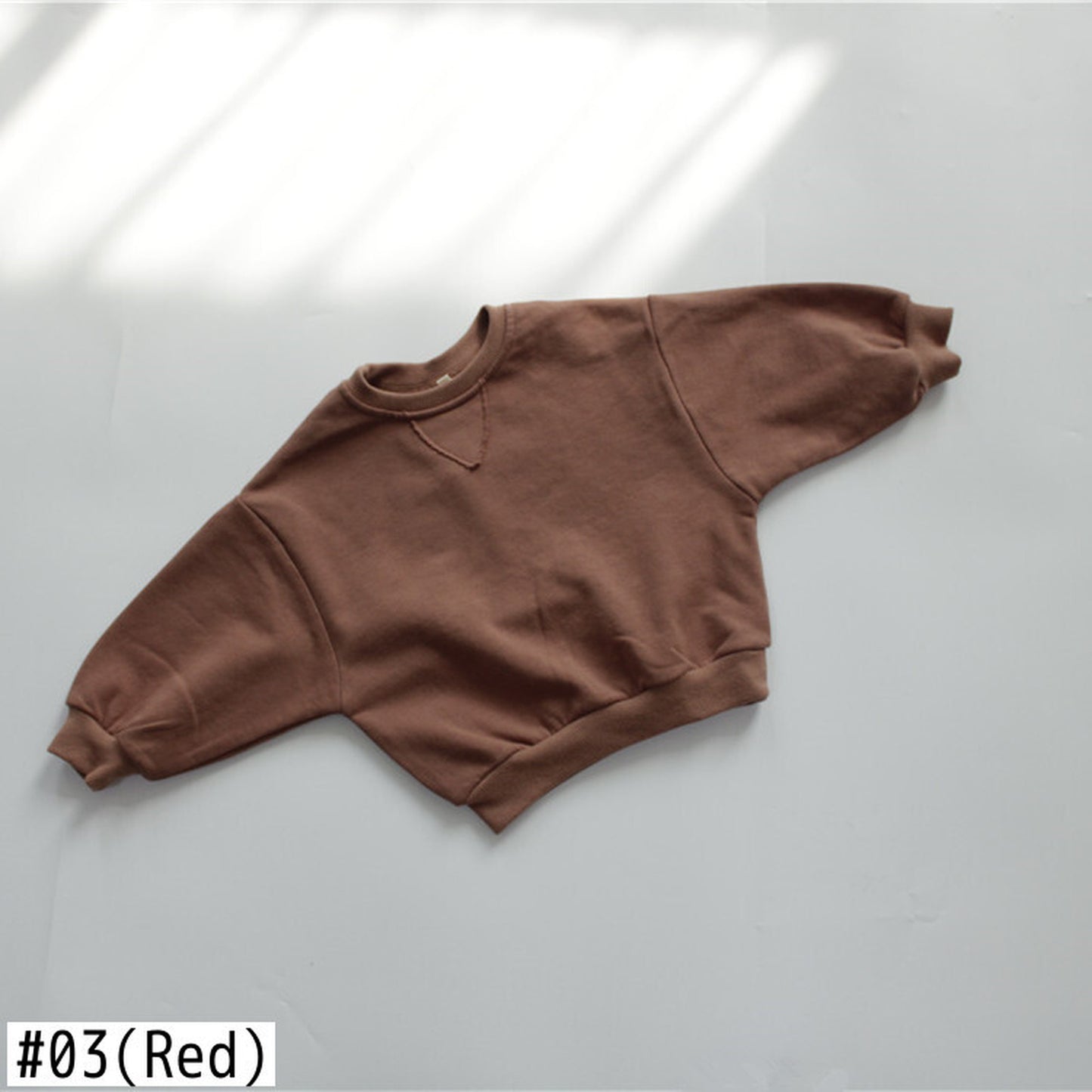 -キッズ シンプル スウェット トレーナー - mamahalo shop - トレーナー・フーディ - べビー服 - 子供服 - 男の子 - 女の子