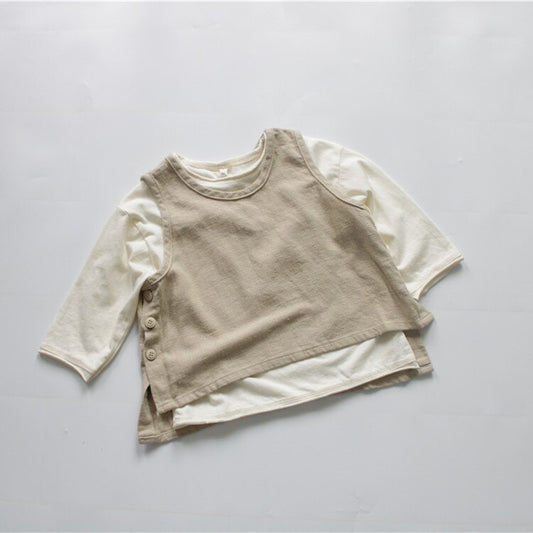 -キッズ ノースリーブ トップス ベスト - mamahalo shop - ベスト - べビー服 - 子供服 - 男の子 - 女の子