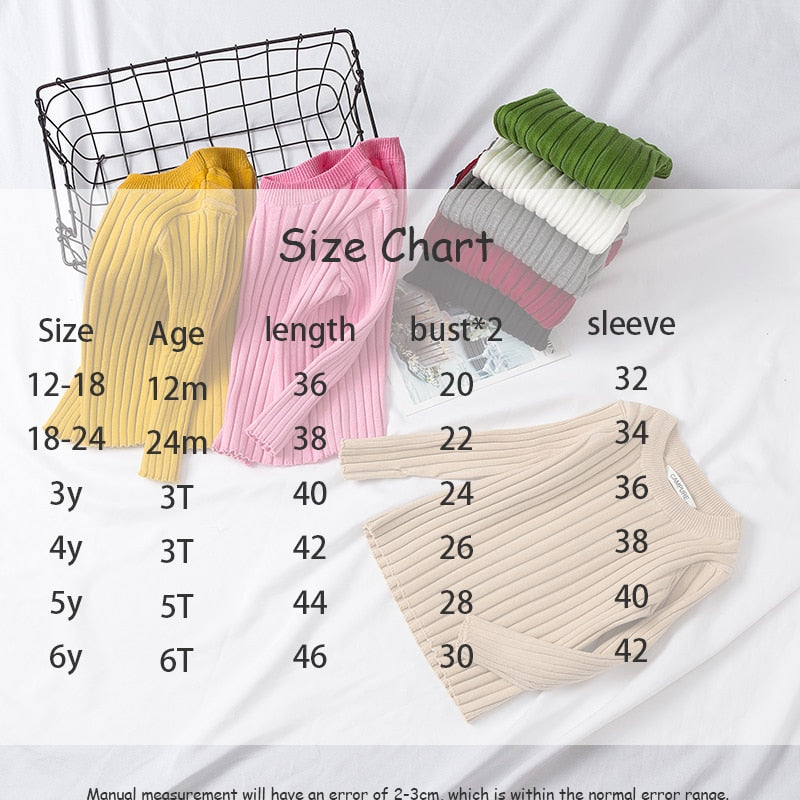 -キッズ シンプル ニット 長袖 カットソー セーター【mh0001638】 - mamahalo shop - ニット・セーター - べビー服 - 子供服 - 男の子 - 女の子
