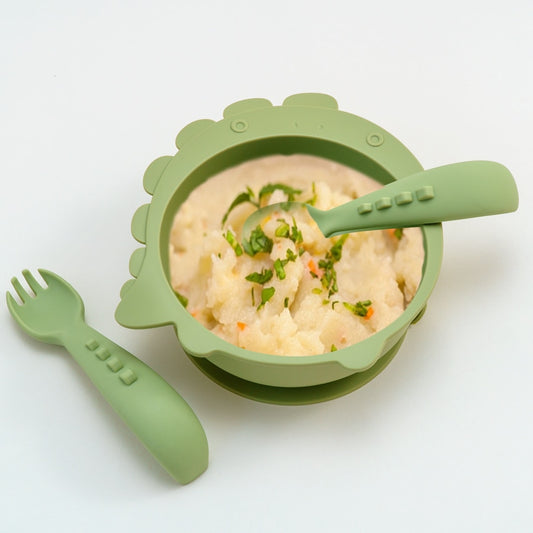 -# セット ベビー シリコン 食器 プレート スプーン 吸盤 ボウル フォーク 恐竜 ストロー カップ【mh0001502】 - mamahalo shop - ベビーキッズ食器 - べビー服 - 子供服 - 男の子 - 女の子