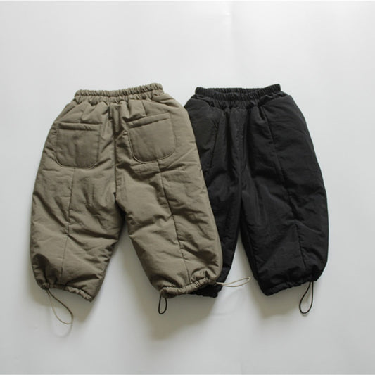 -キッズ 裾絞りパンツ アウター パンツ - mamahalo shop - ロングパンツ・スウェットパンツ - べビー服 - 子供服 - 男の子 - 女の子