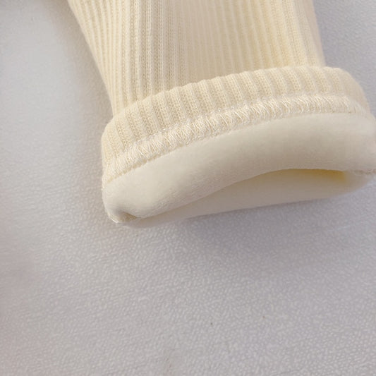 -ベビー 裏起毛 リブ レギンス パンツ【mh0001488】 - mamahalo shop - レギンスパンツ - べビー服 - 子供服 - 男の子 - 女の子