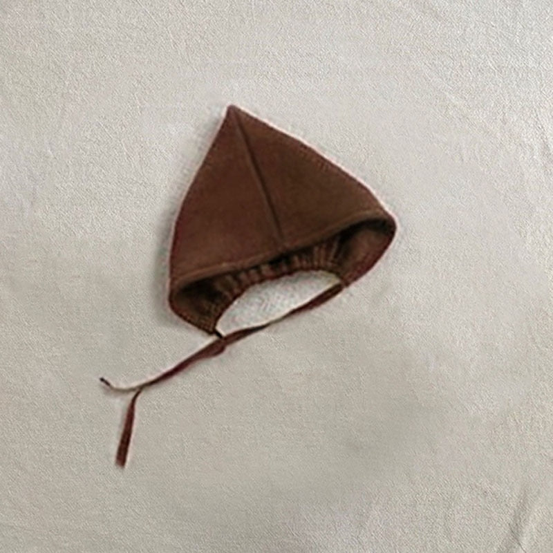 -ベビー トナカイ 裏フリース 長袖 ロンパース とんがり 帽子【mh0001176】 - mamahalo shop - 長袖ロンパース - べビー服 - 子供服 - 男の子 - 女の子