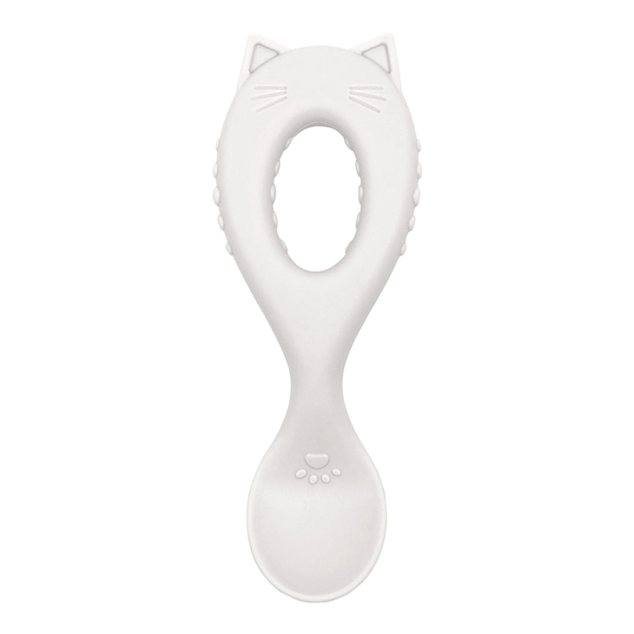 -# ベビー セット シリコン プレート トレーニング スプーン 食器 ネコ【mh0001583】 - mamahalo shop - ベビーキッズ食器 - べビー服 - 子供服 - 男の子 - 女の子