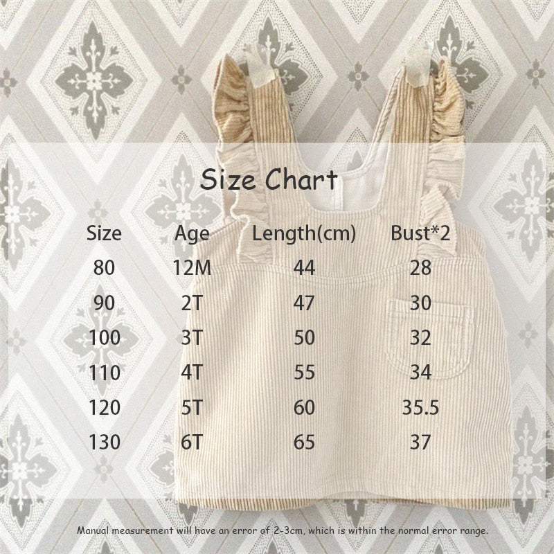 -ベビー デニム コーデュロイ フリル ノースリーブ ワンピース ジャンパースカート - mamahalo shop - ノースリーブワンピース - べビー服 - 子供服 - 男の子 - 女の子