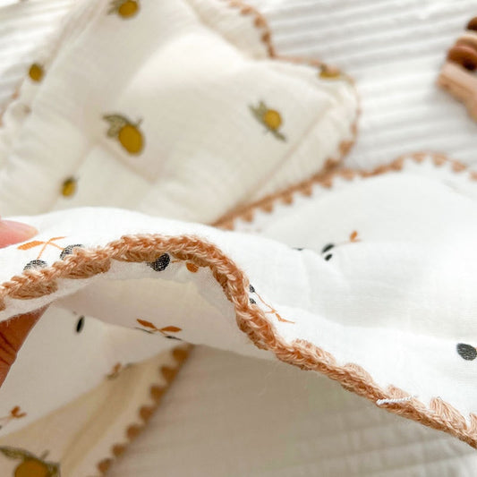 -ベビー お昼寝 枕 ピロー くま ベア レモン ハート チェリー レインボー - mamahalo shop - ベビー寝具 - べビー服 - 子供服 - 男の子 - 女の子