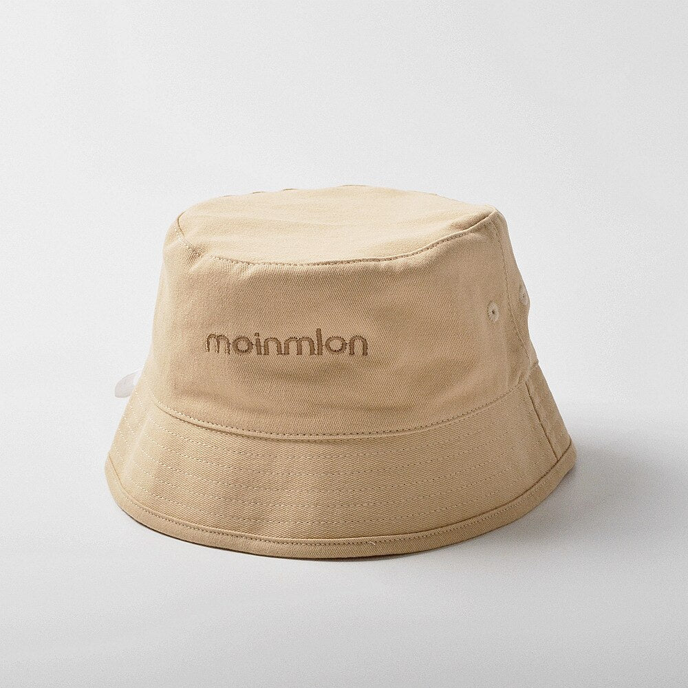 -ベビー キッズ レターロゴ 刺繍 バケットハット 帽子 - mamahalo shop - ベビー用帽子 - べビー服 - 子供服 - 男の子 - 女の子