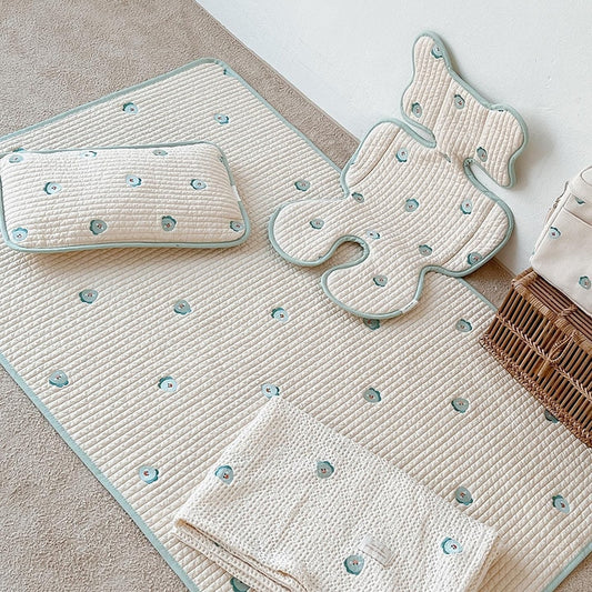 -ベビー キッズ 刺繍 枕 ピロー くま ベア りす 虎 タイガー うさぎ - mamahalo shop - ベビー寝具 - べビー服 - 子供服 - 男の子 - 女の子