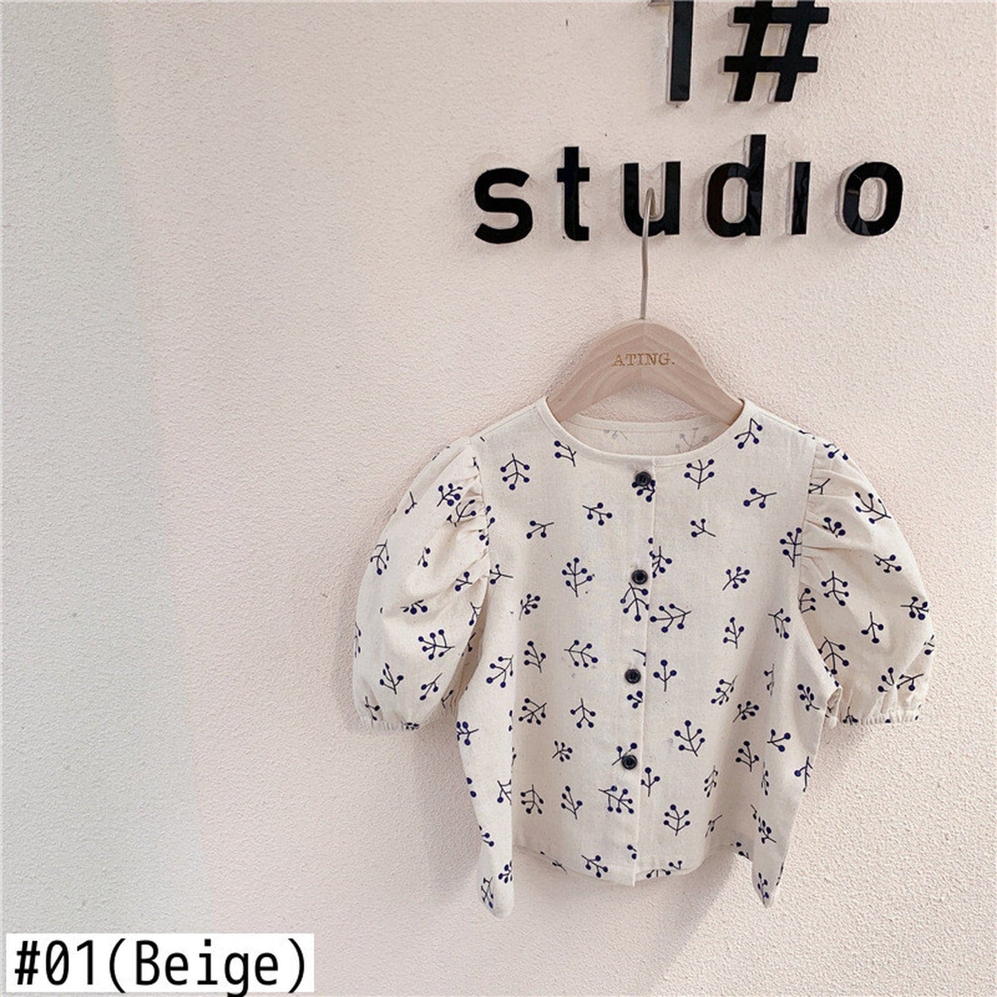 半袖シャツ・ブラウス キッズ パフスリーブ ブラウス【mh0000525】