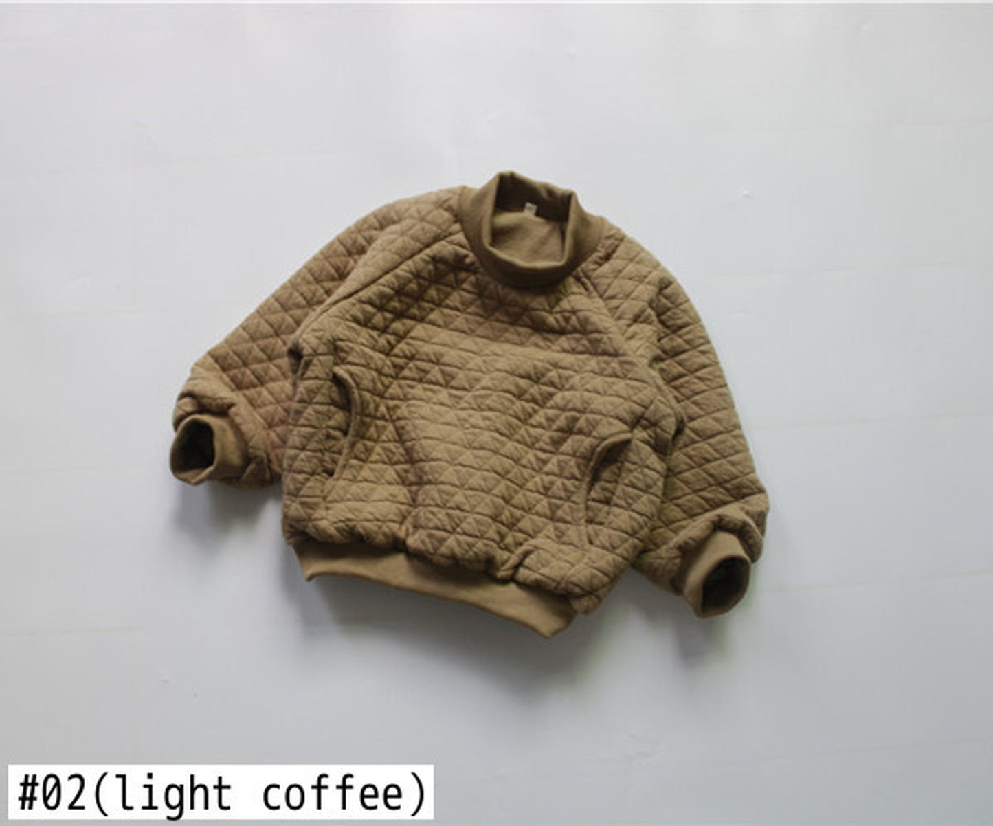 -キッズ 裏起毛 キルティング トレーナー トップス - mamahalo shop - トレーナー・フーディ - べビー服 - 子供服 - 男の子 - 女の子