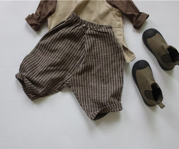 ロングパンツ・スウェットパンツ キッズ ストライプ パンツ【mh0000121】