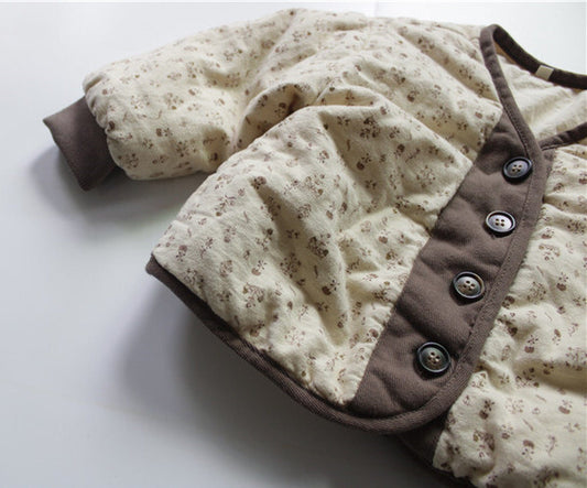 ショートコート・ジャケット・ジャンパー キッズ フラワー ジャケット【mh0000300】