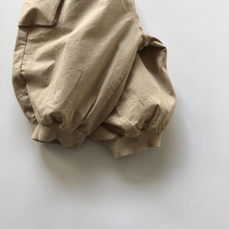 ロングパンツ・スウェットパンツ キッズ ナチュラル コットン カーゴパンツ【mh0000021】