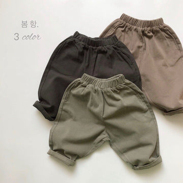 ロングパンツ・スウェットパンツ キッズ シンプル ルーズ パンツ【mh0000651】