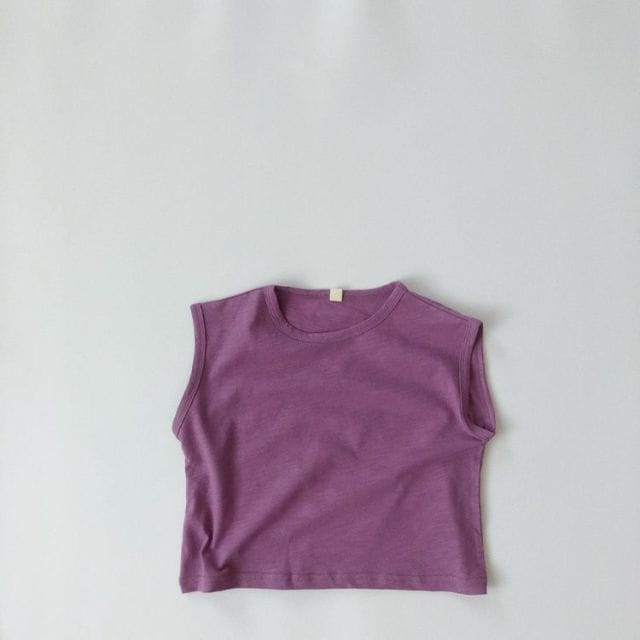 タンクトップ・キャミソール・ノースリーブトップス Purple / 12M 80cm キッズ ノースリーブ Tシャツ【mh0000493】