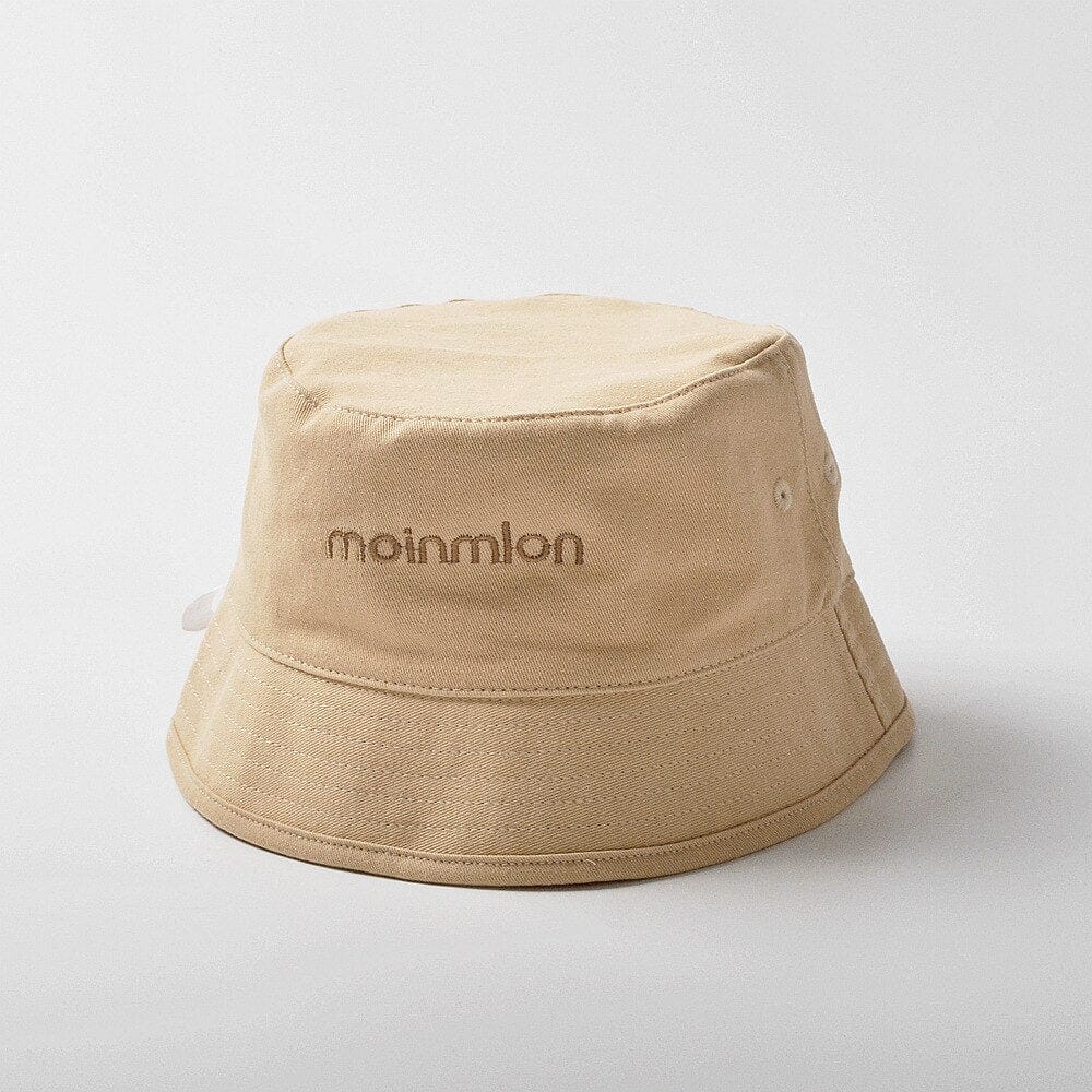 ベビー用帽子 Khaki / 46cm ベビー キッズ レターロゴ 刺繍 バケットハット 帽子【mh0001528】
