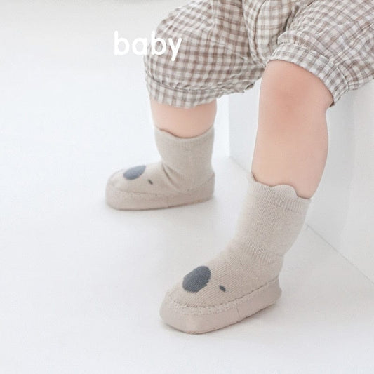 ベビー用靴下・タイツ ベビー アニマル 動物 ルームシューズ ソックス 靴下 ファーストシューズ 室内ばき【mh0000913】